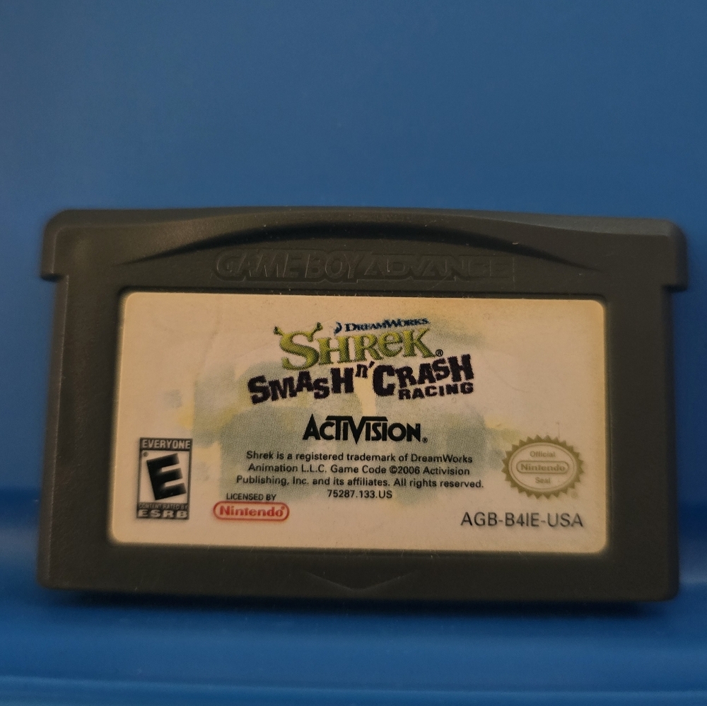 Shrek Smash n' Crash Racing Game Cartridge